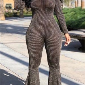 Sexy 1 piece bell bottom jumper small